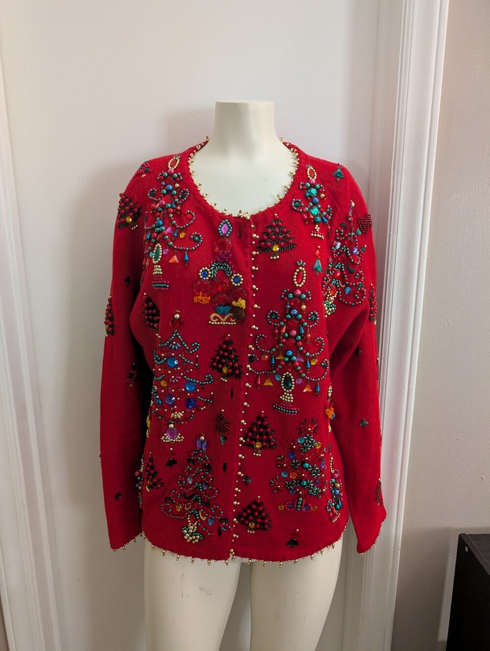 Michael Simon Christmas’s Cars Cardigan - Picture 2 of 10